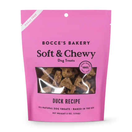 Bocce's Bakery Soft & Chewy Duck Recipe Dog Treats