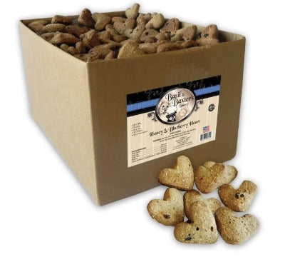 Basil & Baxters Honey and Blueberry Hearts