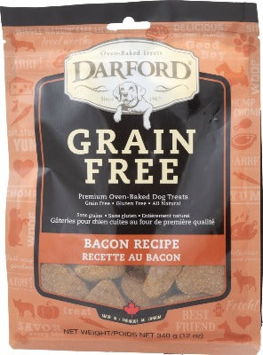 Grain Free Bacon Hearts Dog Treats