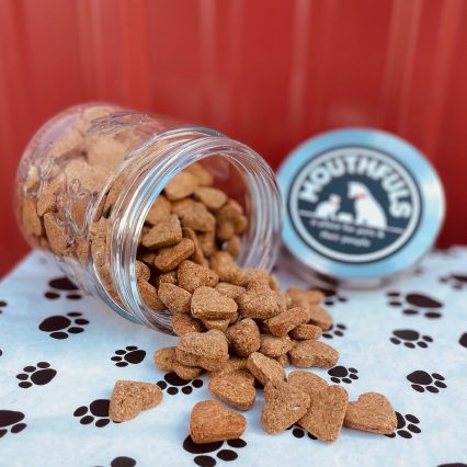 Grain Free Salmon Heart Minis Dog Treats